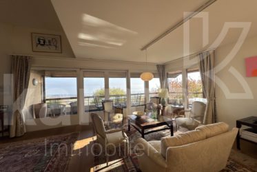 Lumineuse villa avec une magnifique vue sur le lac et les montagnes