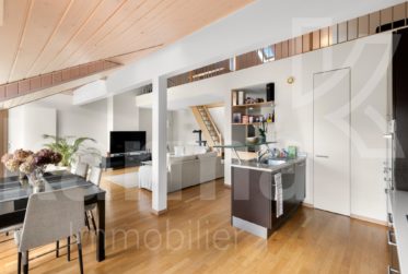 En exclusivité - Appartement en attique avec vue sur le lac et les Alpes