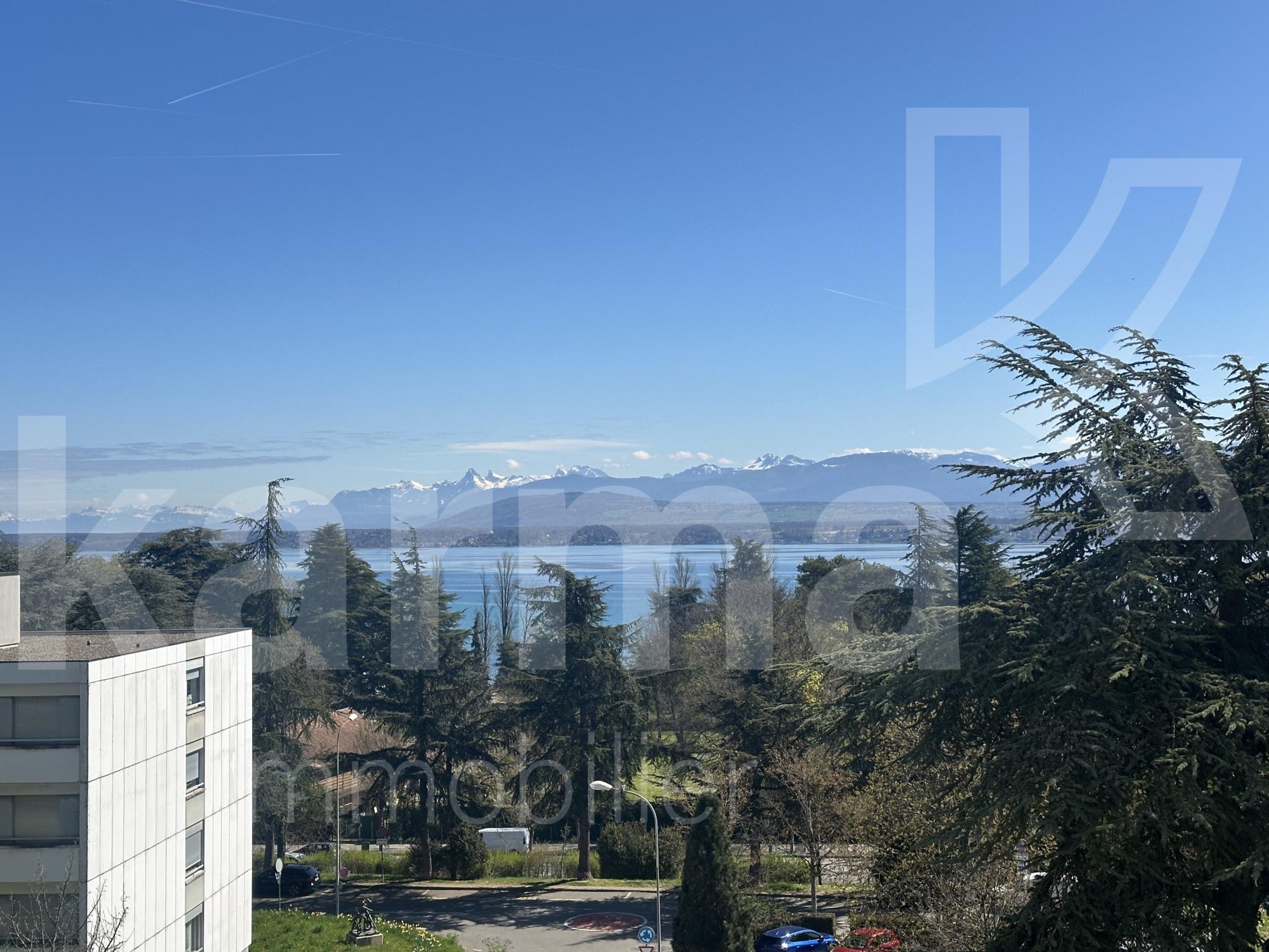 Lumineux appartement offrant une vue sur le lac et les Montagnes